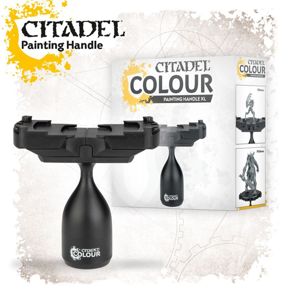 Citadel Colour Painting Handle XL (66-15) – large ergonomic miniature holder by Games Workshop for stable painting, available at Game Roost