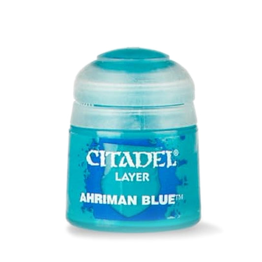 Citadel Layer paint Ahriman Blue 12ml – available at Game Roost NZ