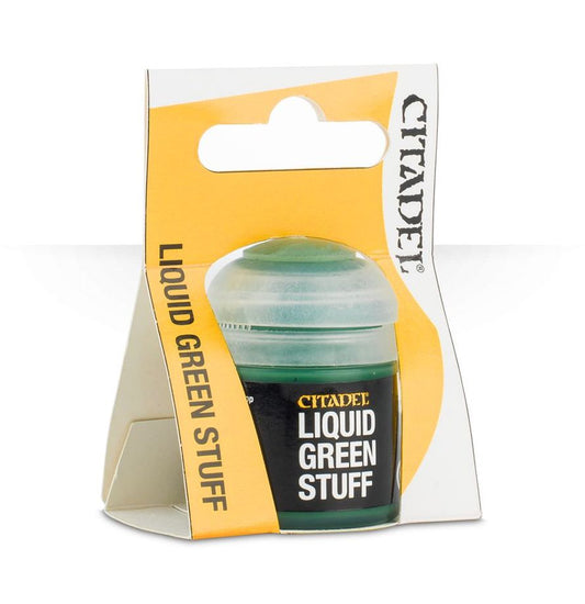 Citadel Liquid Green Stuff – modeling putty for Warhammer miniatures. Available at Game Roost NZ.