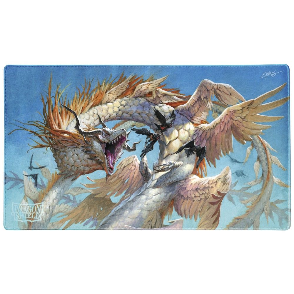 Dragon Shield: The Ejsingandr Playmat featuring detailed fantasy serpent artwork on a premium neoprene playmat — sold at Game Roost NZ
