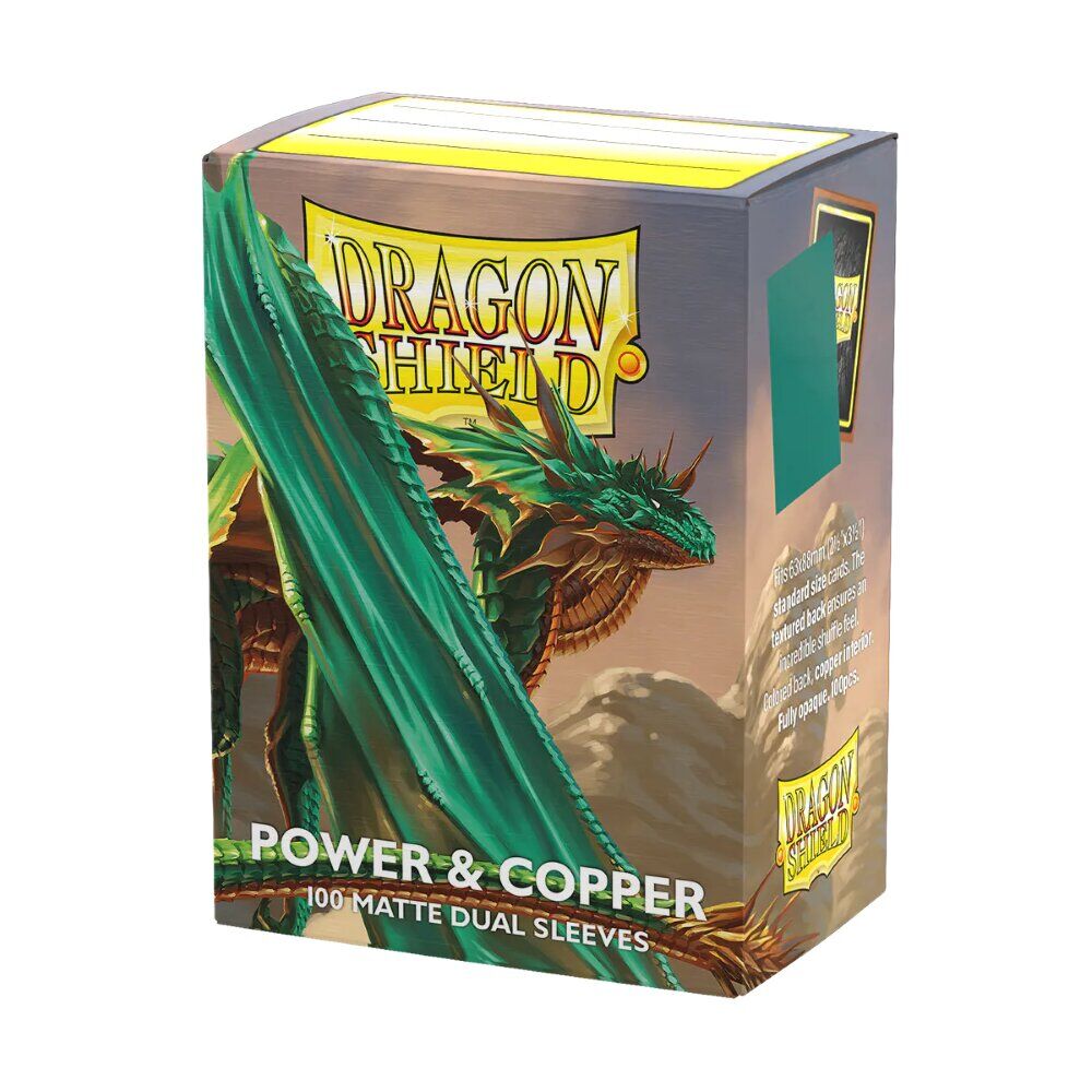 Dragon Shield Matte Dual Sleeves (100) - Power & Copper