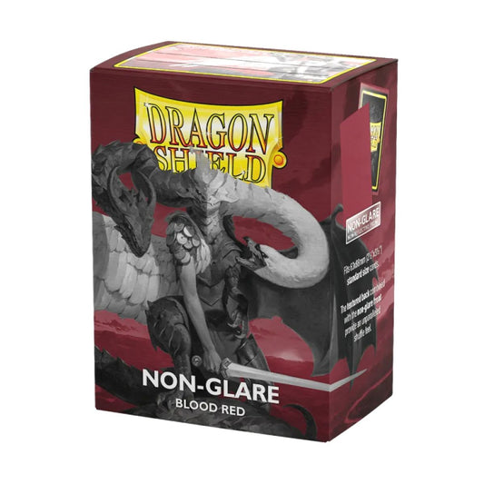 Dragon Shield Sleeves: Non-Glare Matte - Blood Red (100)
