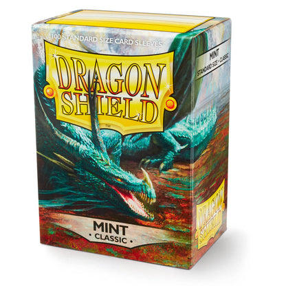 Dragon Shield Classic Sleeves (100 pack) – durable, high-quality card protection with a vibrant design, ideal for collectors and gamers looking to safeguard their cards.
