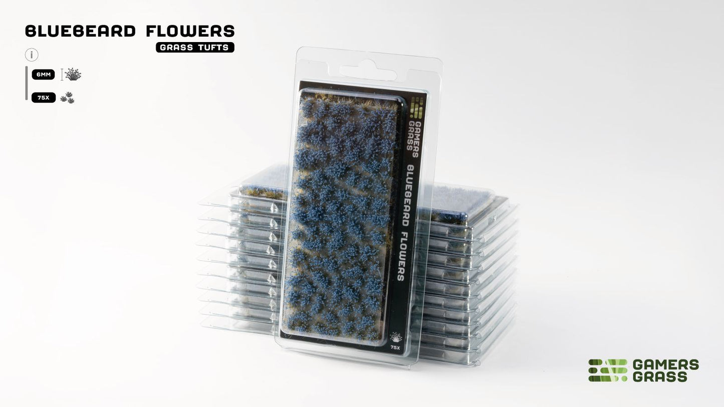 Gamers Grass: Bluebeard Flowers for miniature bases, dioramas, and wargaming scenery – Game Roost NZ