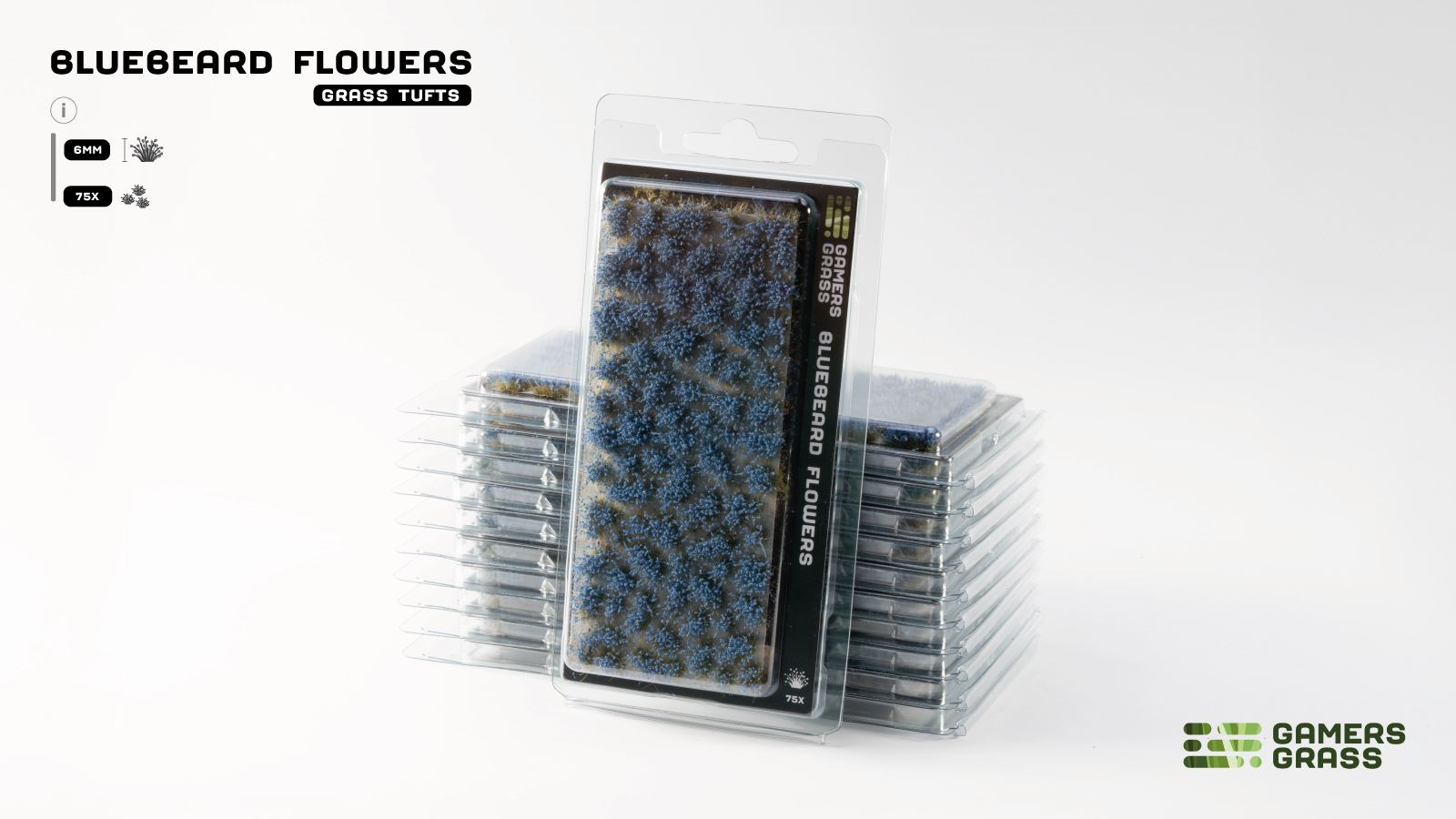 Gamers Grass: Bluebeard Flowers for miniature bases, dioramas, and wargaming scenery – Game Roost NZ