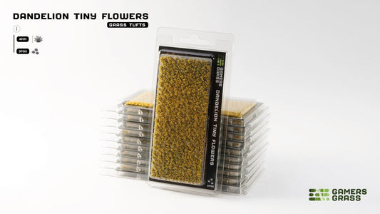 Gamers Grass: Dandelion Tiny Flowers for miniature bases, dioramas, and wargaming scenery – Game Roost NZ