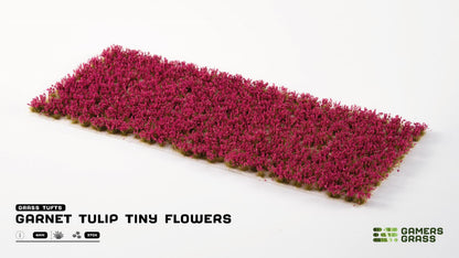 Gamers Grass: Garnet Tulip Tiny Flowers for miniature bases, dioramas, and wargaming scenery – Game Roost NZ
