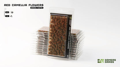 Gamers Grass: Red Camellia Flowers for miniature bases, dioramas, and wargaming scenery – Game Roost NZ