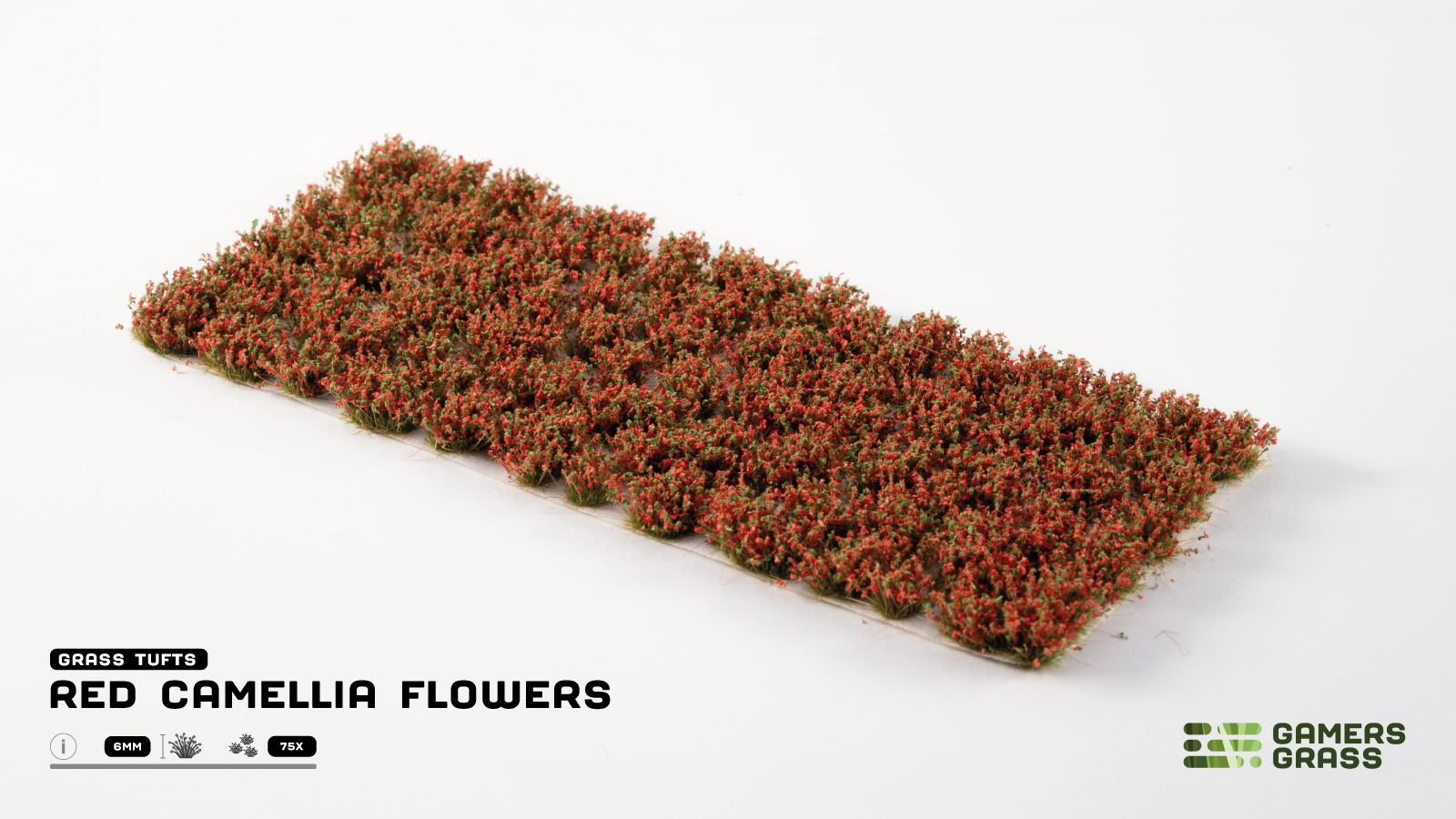 Gamers Grass: Red Camellia Flowers for miniature bases, dioramas, and wargaming scenery – Game Roost NZ