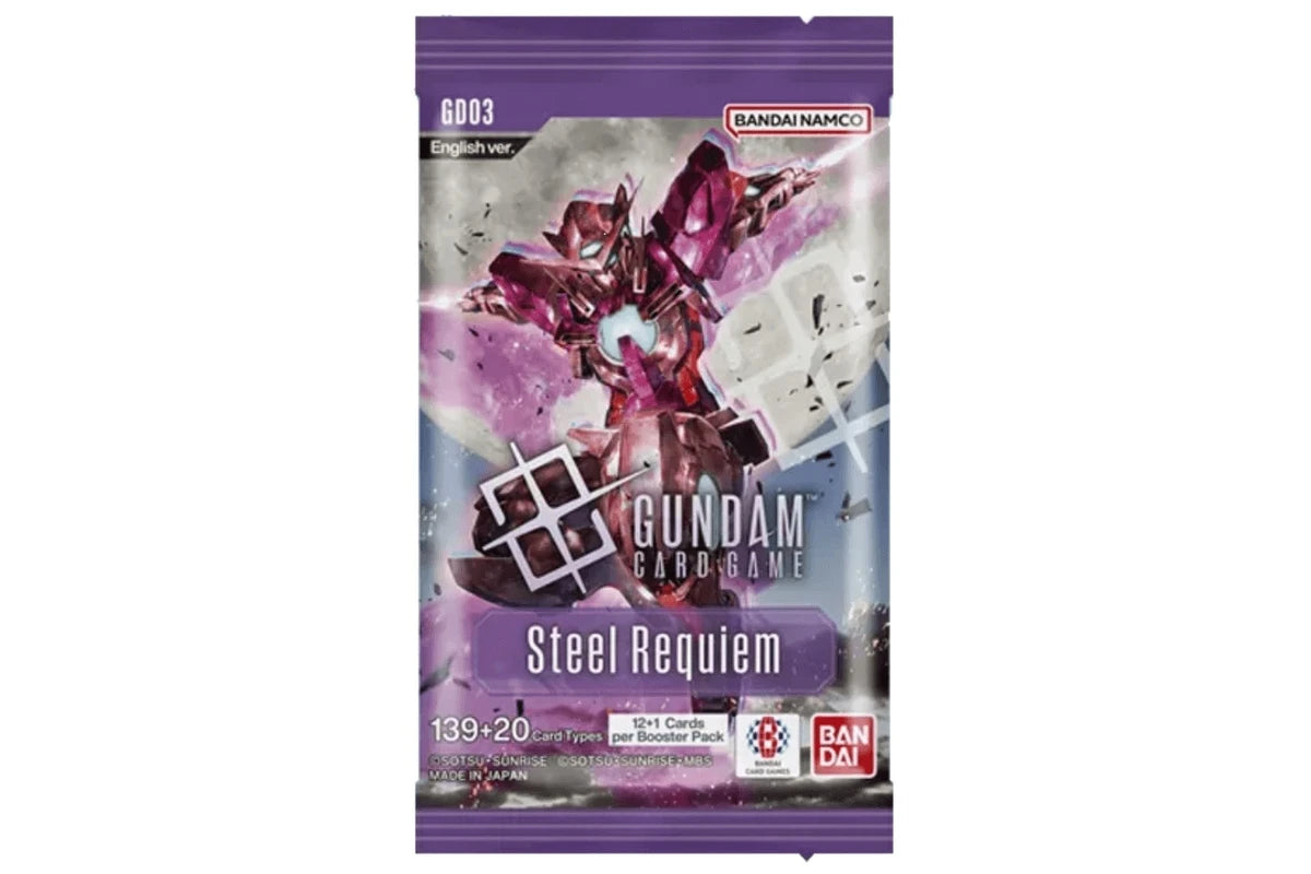 Gundam Card Game: GD03 Steel Requiem - Booster Pack