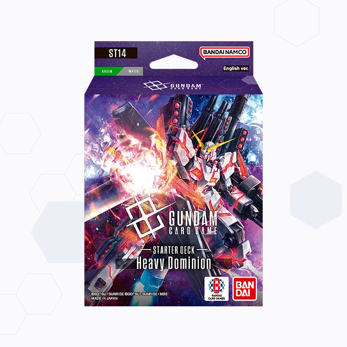 Gundam Card Game: Starter Deck Display – Heavy Dominion [ST14] *PRE-ORDER FOR 25 SEPTEMBER*