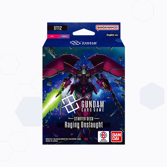 Gundam Card Game: Starter Deck Display – Raging Onslaught [ST12] *PRE-ORDER FOR 25 SEPTEMBER*