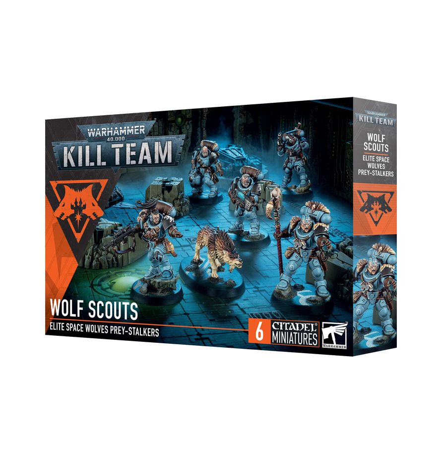 Kill Team Wolf Scouts – Space Wolves reconnaissance operatives for Warhammer 40,000. Available at Game Roost NZ.