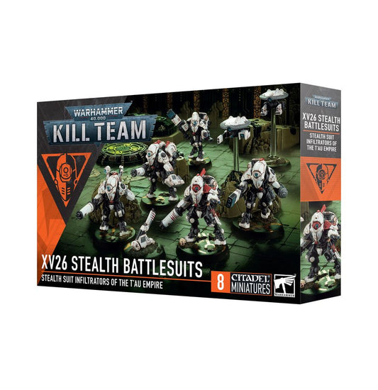 Kill Team XV26 Stealth Battlesuits – T’au Empire stealth operatives for Warhammer 40,000. Available at Game Roost NZ.