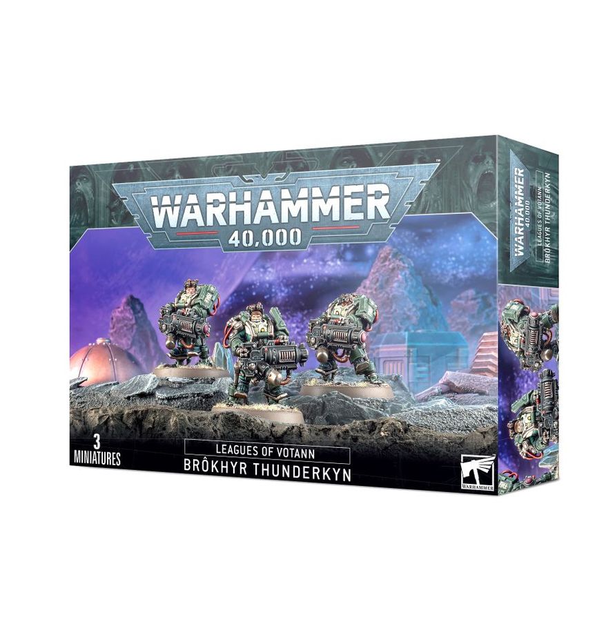Leagues of Votann Brokhyr Thunderkyn – Warhammer 40,000 character miniature. Available at Game Roost NZ.