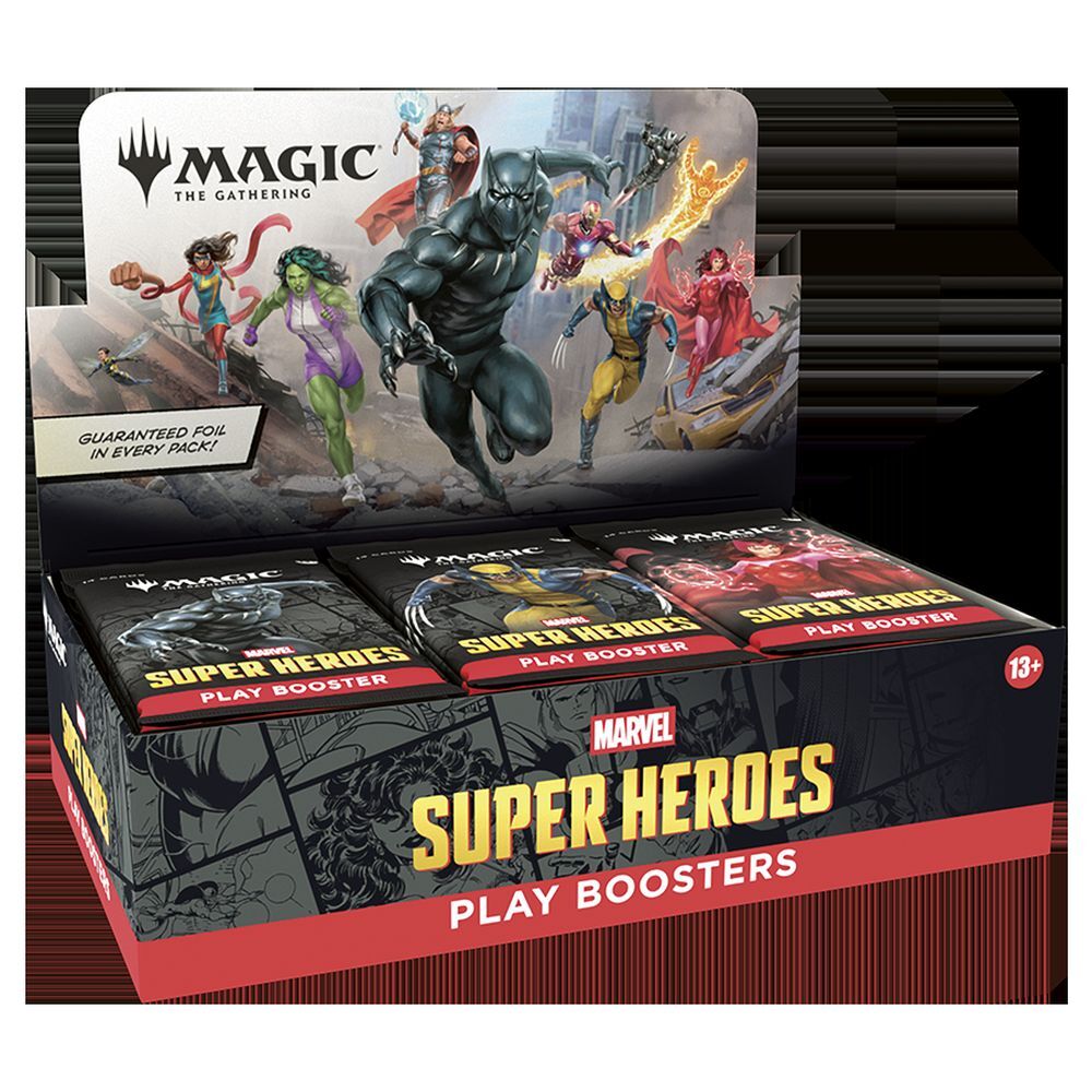 Magic Marvel Super Heroes - Play Booster BOX *PRE-ORDER FOR 26 JUNE 2026*