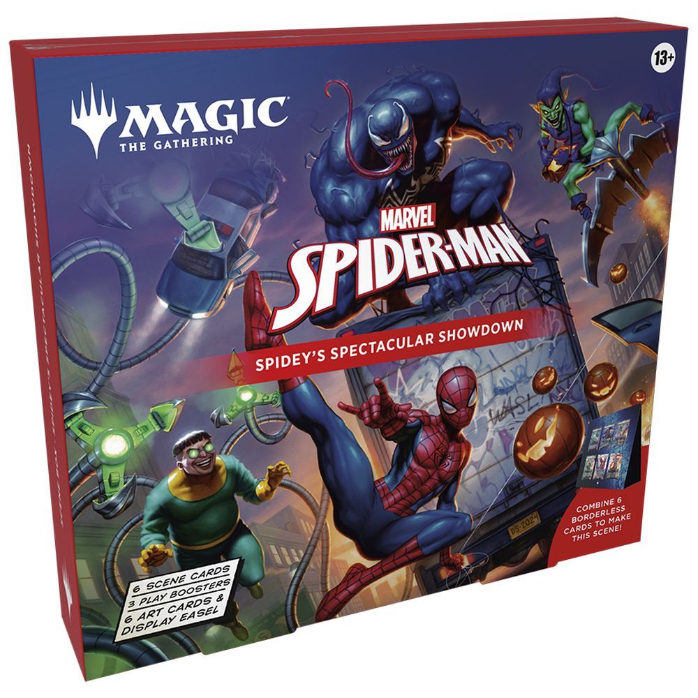 Magic: The Gathering Spider-Man (Spiderman) Scene Box – Marvel crossover MTG exclusive set – Game Roost NZ