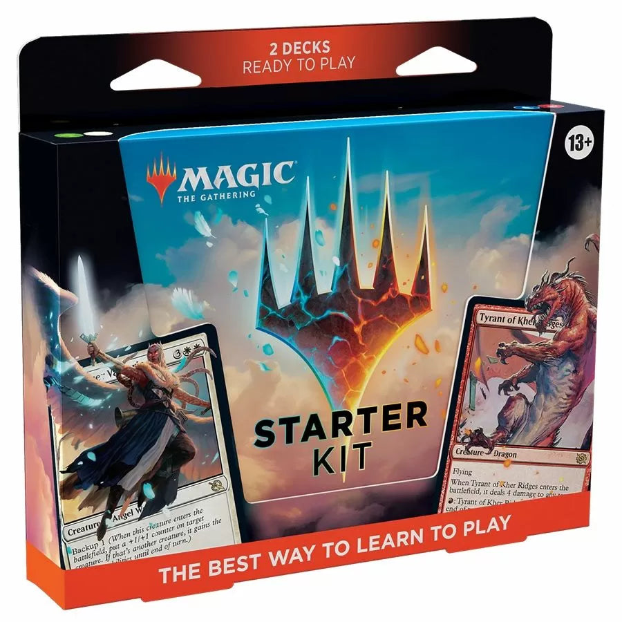 Magic: The Gathering Starter Kit 2023 – Two-player MTG deck set for beginners and returning players, available at Game Roost NZ.