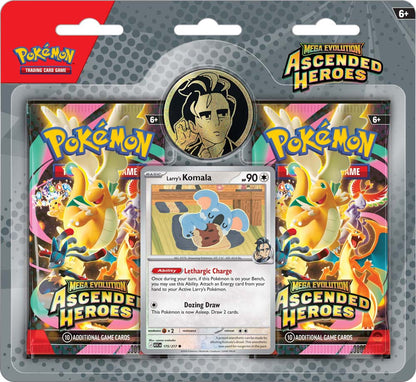 Pokemon TCG: Ascended Heroes 2pk Blister Erika/Larry *IN-STORE ONLY / PICK-UP IN-STORE ONLY*