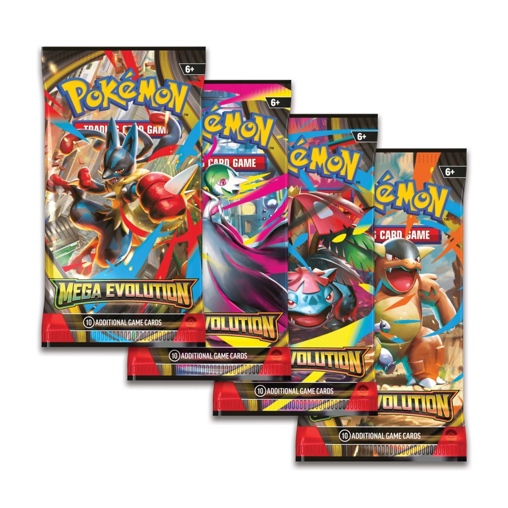 Pokemon TCG Mega Evolutions Enhanced Booster Box – Game Roost NZ exclusive 36-pack sealed booster box with Mega Lucario ex & Gardevoir ex