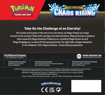 Pokémon TCG: Mega Evolution Chaos Rising Booster Box *LIMIT 1*