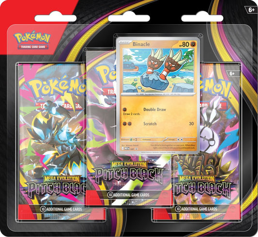 Pokémon TCG: Mega Evolution—Pitch Black Three-Booster Blister *COMING SOON IN-STORE ON 17 JULY 2026*