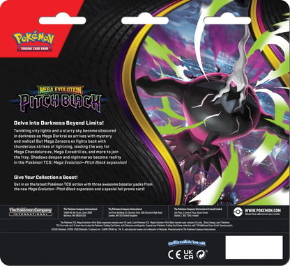 Pokémon TCG: Mega Evolution—Pitch Black Three-Booster Blister *COMING SOON IN-STORE ON 17 JULY 2026*