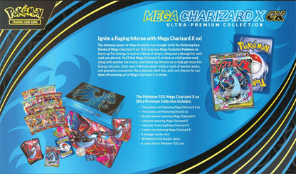 Pokémon TCG: Mega Charizard X ex Ultra-Premium Collection available at Game Roost NZ