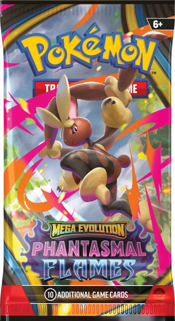 Pokémon TCG: Mega Evolution – Phantasmal Flames Booster Box available at Game Roost NZ