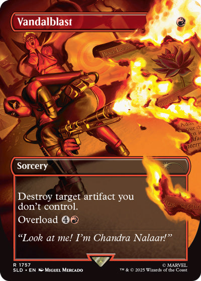 Secret Lair x Deadpool Vandalblast Magic The Gathering