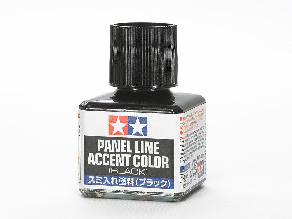 Tamiya Black Panel Line Accent Color (87131)