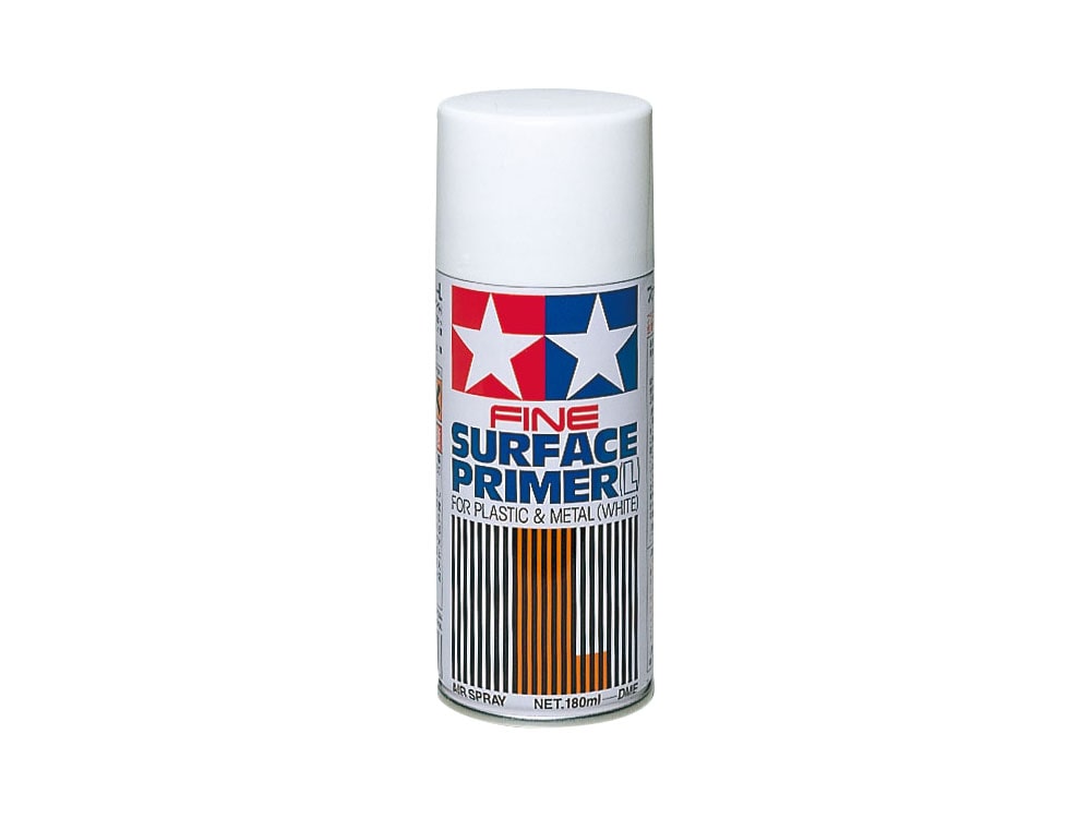 Tamiya Fine Surface Primer for Plastic & Metal - White (Large)