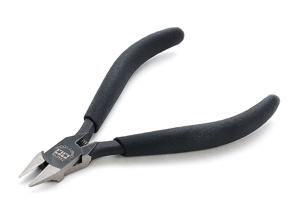 Tamiya Sharp Pointed Side Cutter for Plastic 74035 – precision hobby nippers for plastic model kits and miniatures. Available at Game Roost NZ.