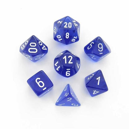 Chessex Polyhedral 7-Die Set - Translucent