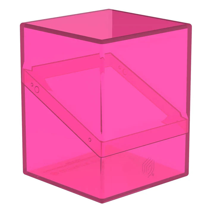 Ultimate Guard Boulder Deck Case 100+ Clear – top-rated transparent TCG card deck box fits over 100 double-sleeved cards; perfect for Magic and Pokémon players.