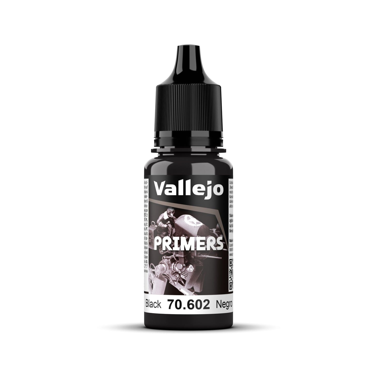 Vallejo Surface Primer: Black 70.602 (18ml)