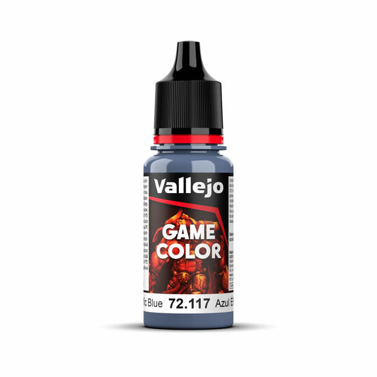 Vallejo Game Color 72.117 Elfic Blue acrylic paint 18ml bottle – in stock at Game Roost NZ for miniature painting
