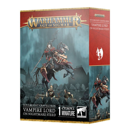 Vampire Lord on Nightmare Steed - Warhammer Age of Sigmar
