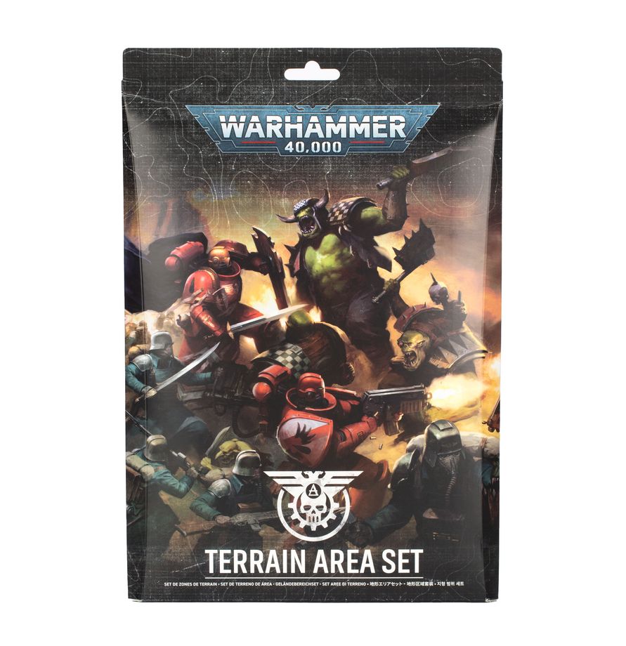 Warhammer 40,000 Terrain Area Set 65-58 battlefield scenery for tabletop wargaming.