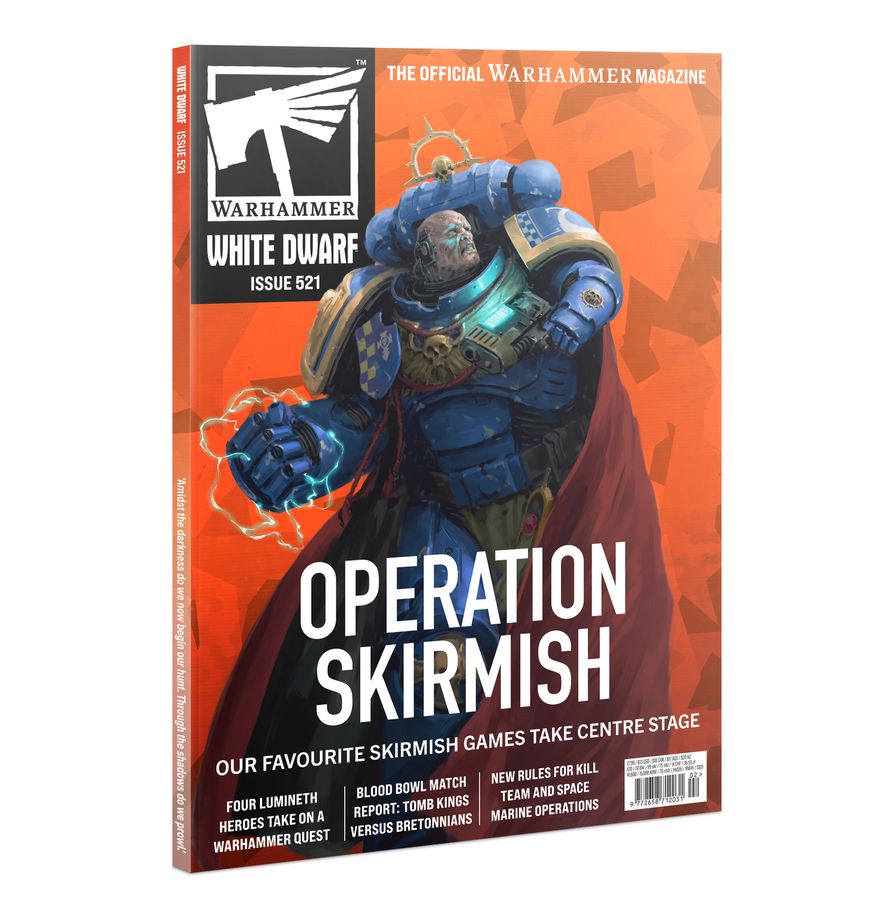 White Dwarf 521 February 2026 – official Warhammer magazine featuring hobby articles, rules, and model showcases. Available at Game Roost NZ.