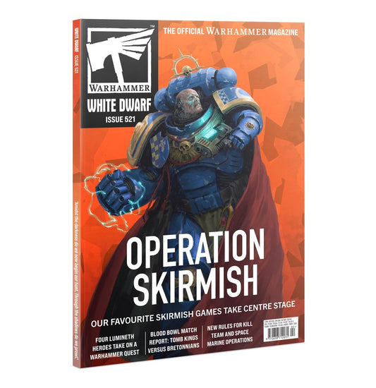 White Dwarf 521 February 2026 – official Warhammer magazine featuring hobby articles, rules, and model showcases. Available at Game Roost NZ.