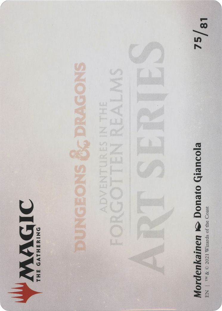 Mordenkainen // Mordenkainen (AAFR-075) - Adventures in the Forgotten Realms Art Series (Borderless) Foil