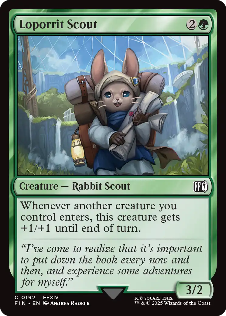 Loporrit Scout (FIN-192) - FINAL FANTASY Foil