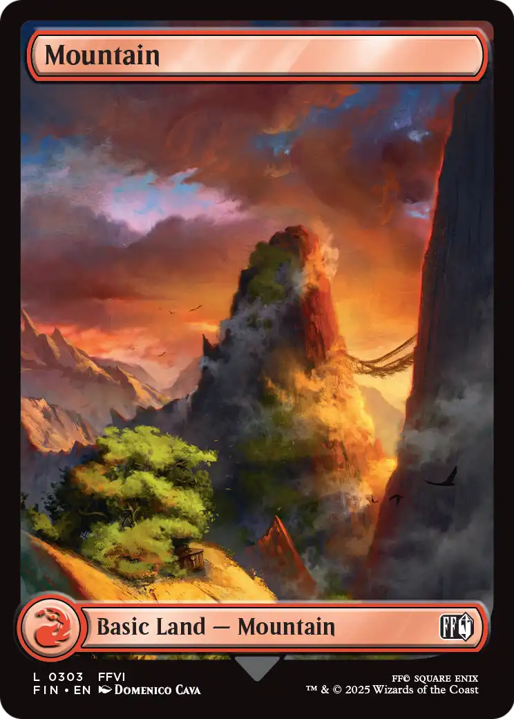 Mountain (0303) (FIN-303) - FINAL FANTASY Foil
