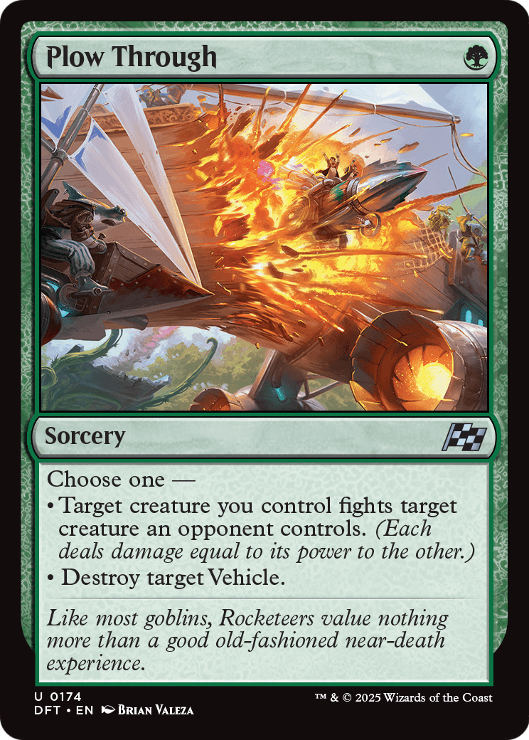 Plow Through (DFT-174) - Aetherdrift Foil