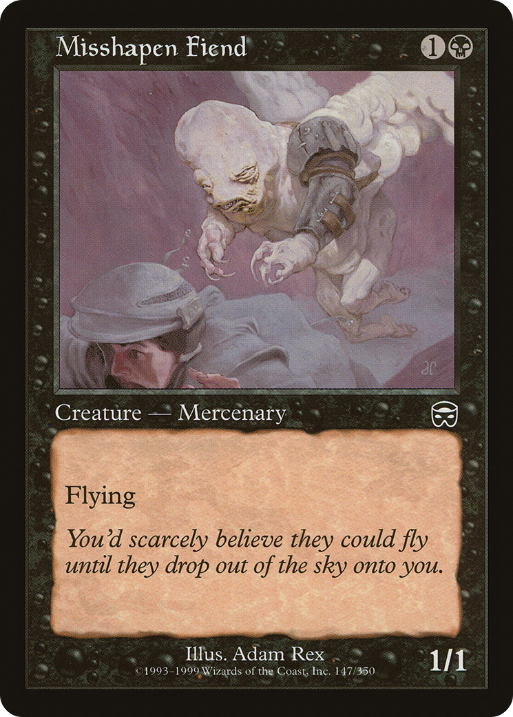 Misshapen Fiend (MMQ-147) - Mercadian Masques Foil
