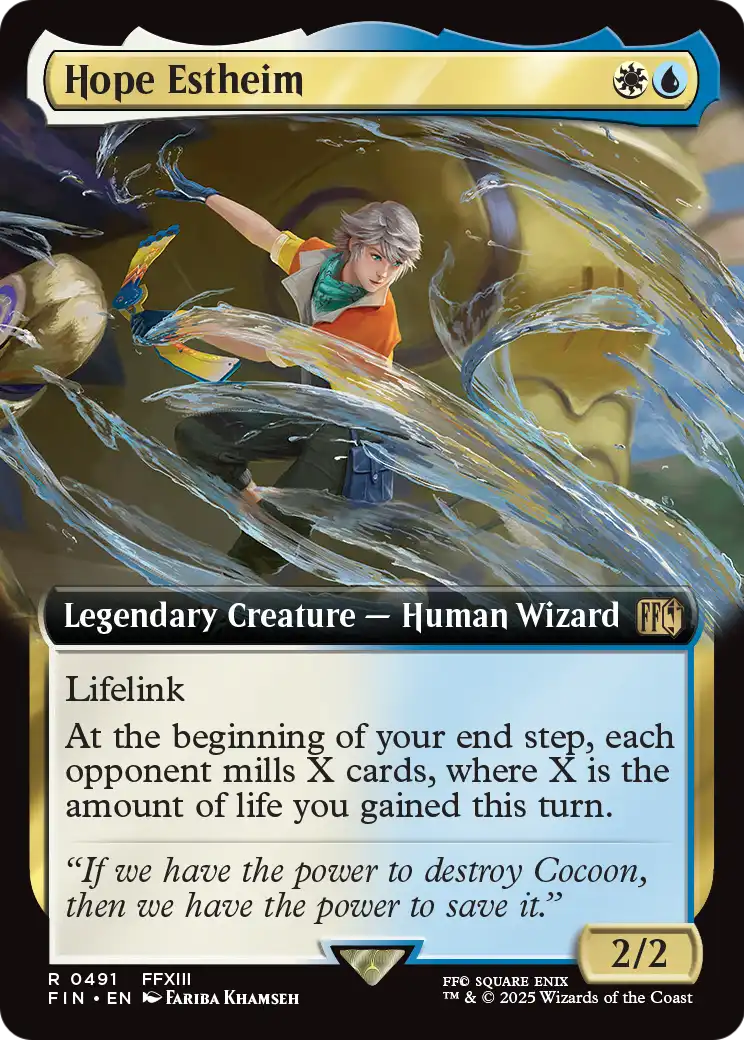 Hope Estheim (Extended Art) (FIN-491) - FINAL FANTASY: (Extended Art) Foil