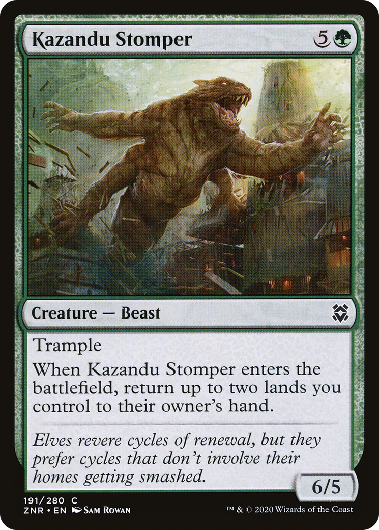 Kazandu Stomper (ZNR-191) - Zendikar Rising Foil