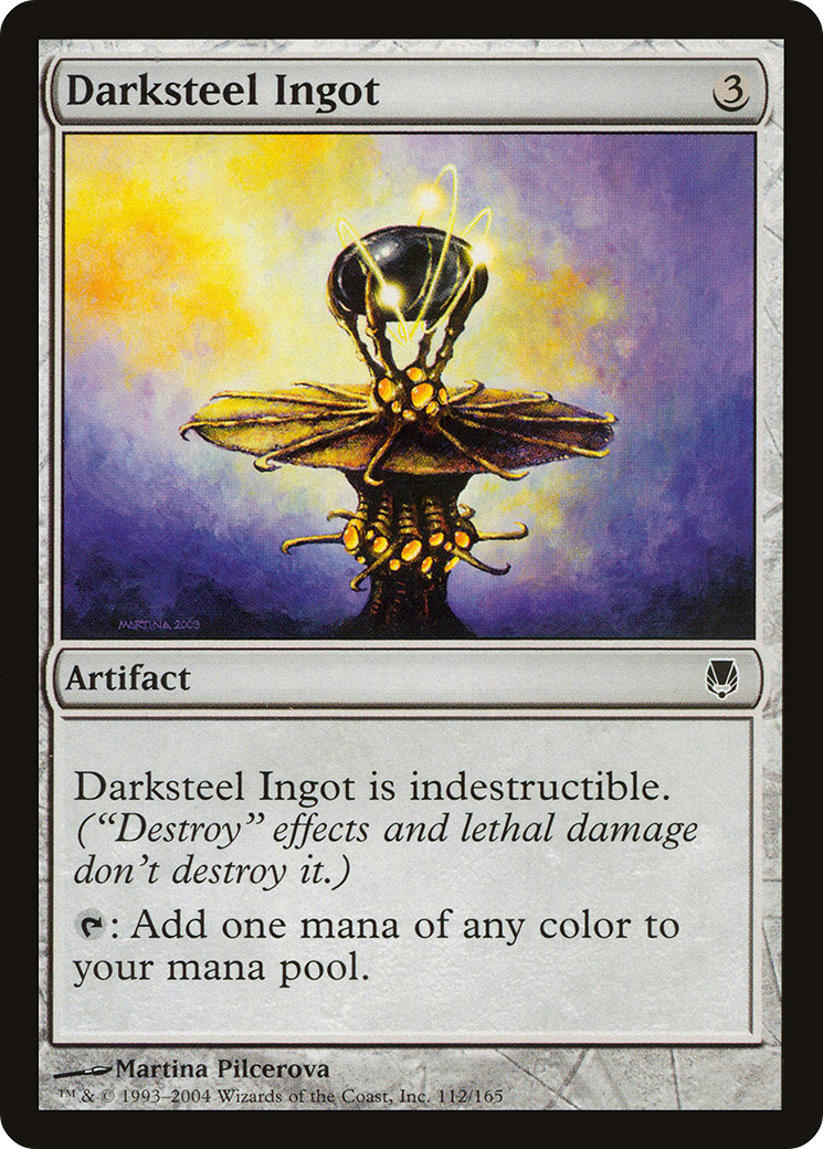 Darksteel Ingot (DST-112) - Darksteel Foil