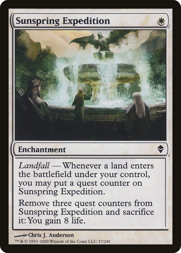 Sunspring Expedition (ZEN-037) - Zendikar Foil
